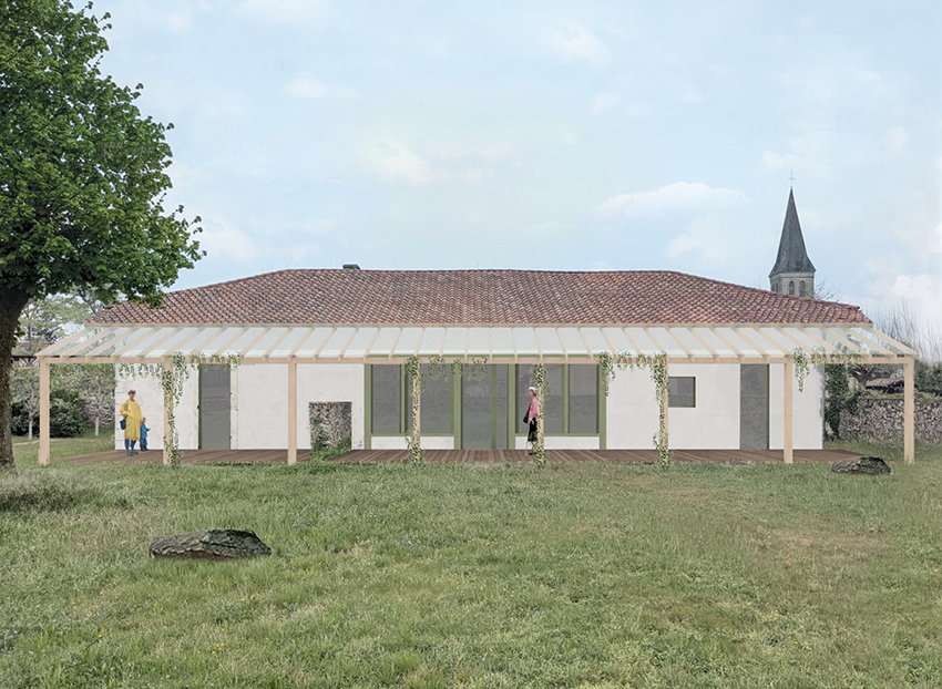 2023. « La Maison pour tous » - Réhabilitation de la Mairie de Callen - Callen (40) - avec Arthur Perbet & walden.jpg